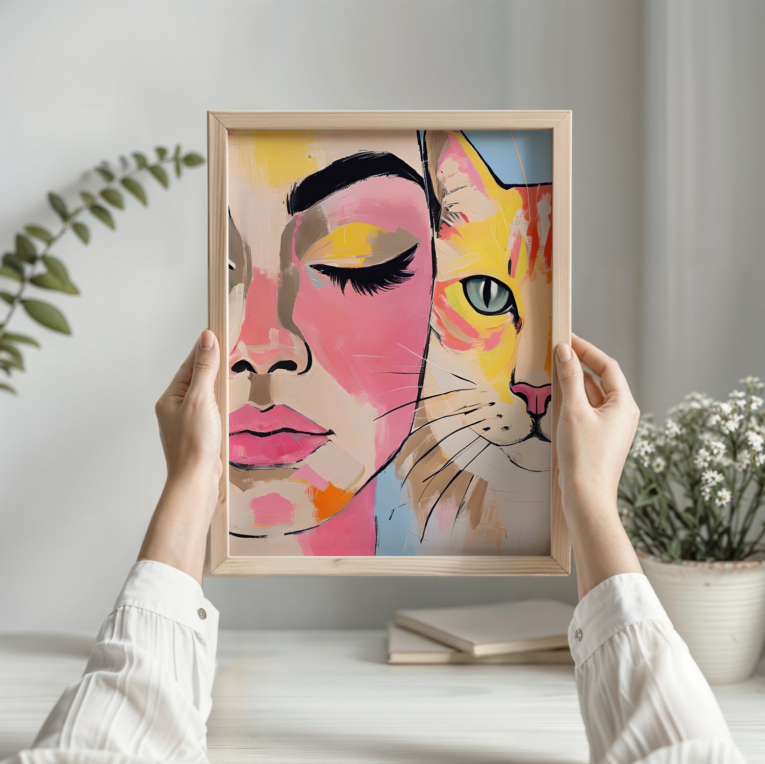 Bedroom  | Cat art collection by Nine Lives Tribe