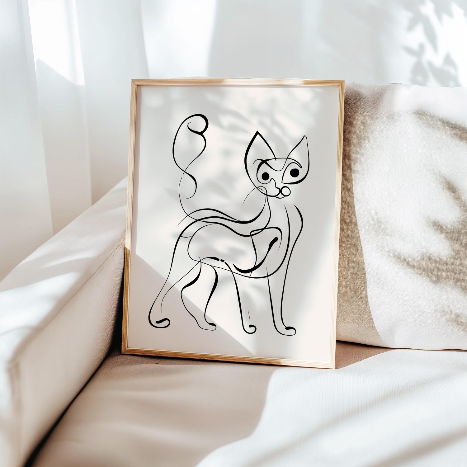 Minimalist-Cats  | Cat art collection by Nine Lives Tribe