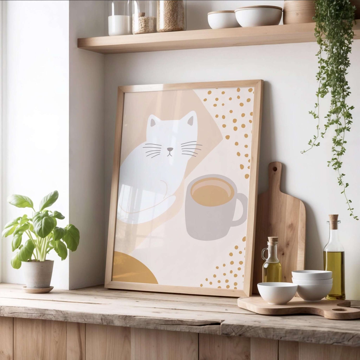 Kitchen-Dining  | Cat art collection by Nine Lives Tribe