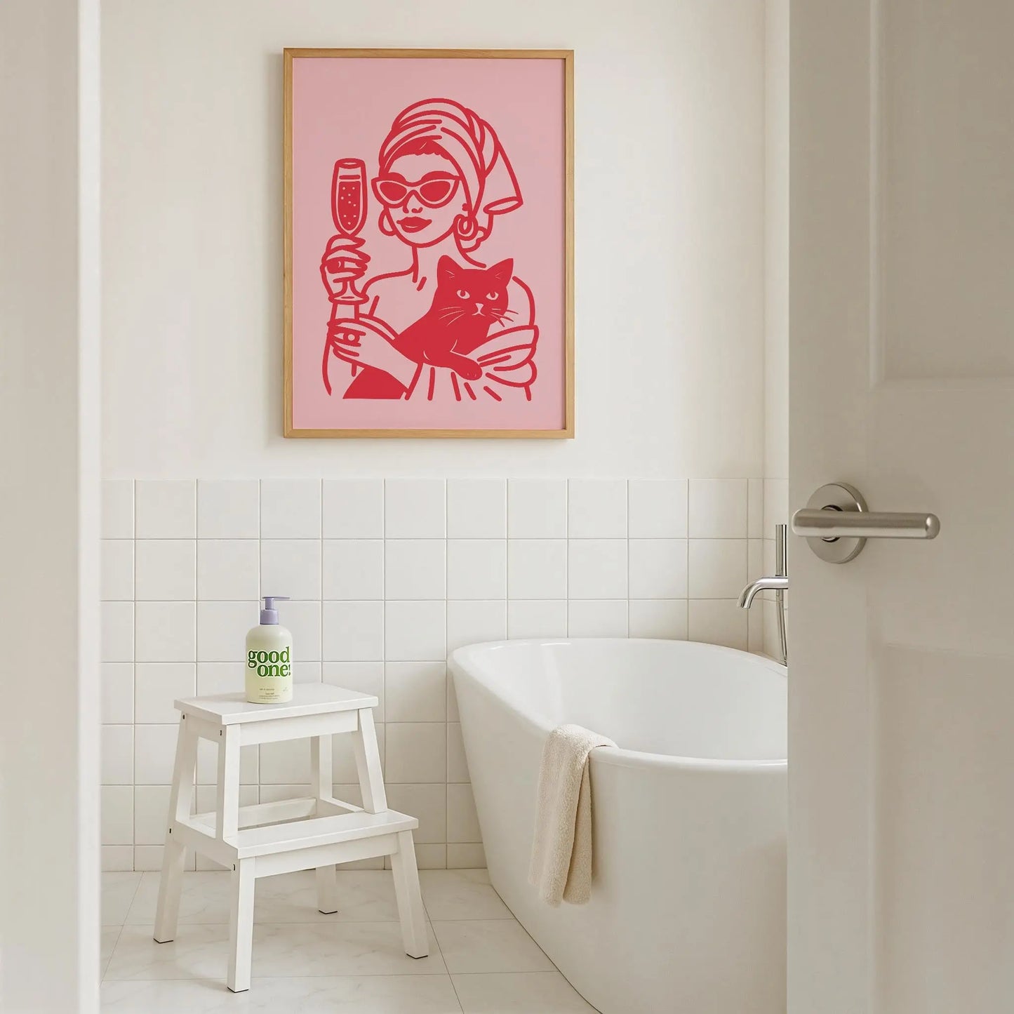 Classic Glamour | Cat wall art by Nine Lives Tribe