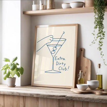 Extra Dirty Club Print - Nine Lives Tribe