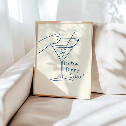 Extra Dirty Club Print - Nine Lives Tribe