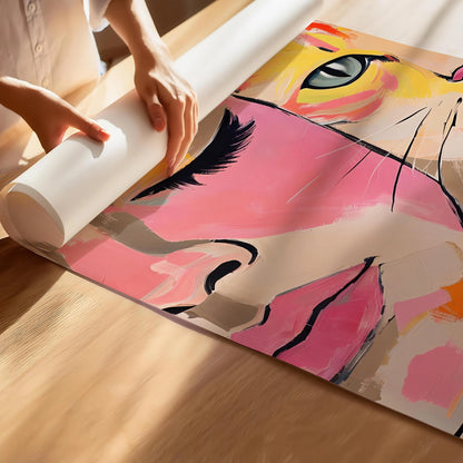 Face to Feline Print | Cat wall art by Nine Lives Tribe