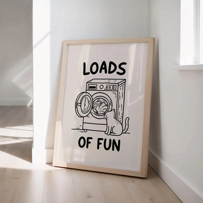 Loads of Fun Print - Nine Lives Tribe