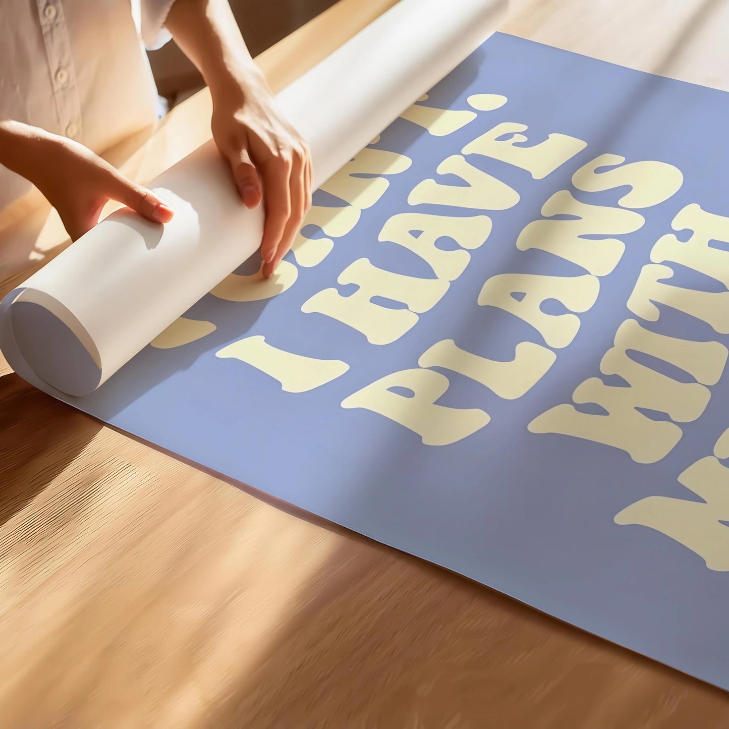 Plans with My Cat Print | Cat wall art by Nine Lives Tribe