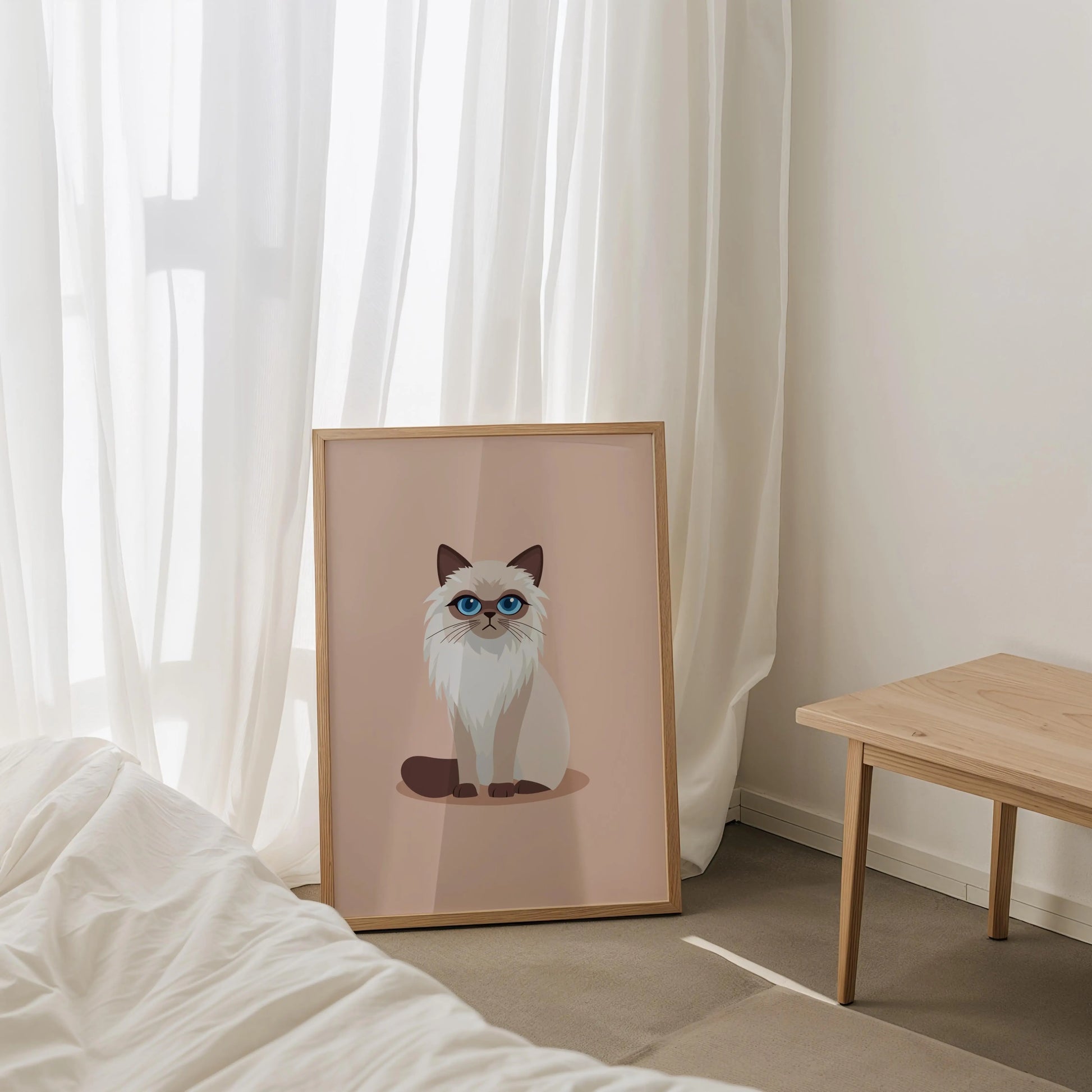 Ragdoll Cat Print - Nine Lives Tribe