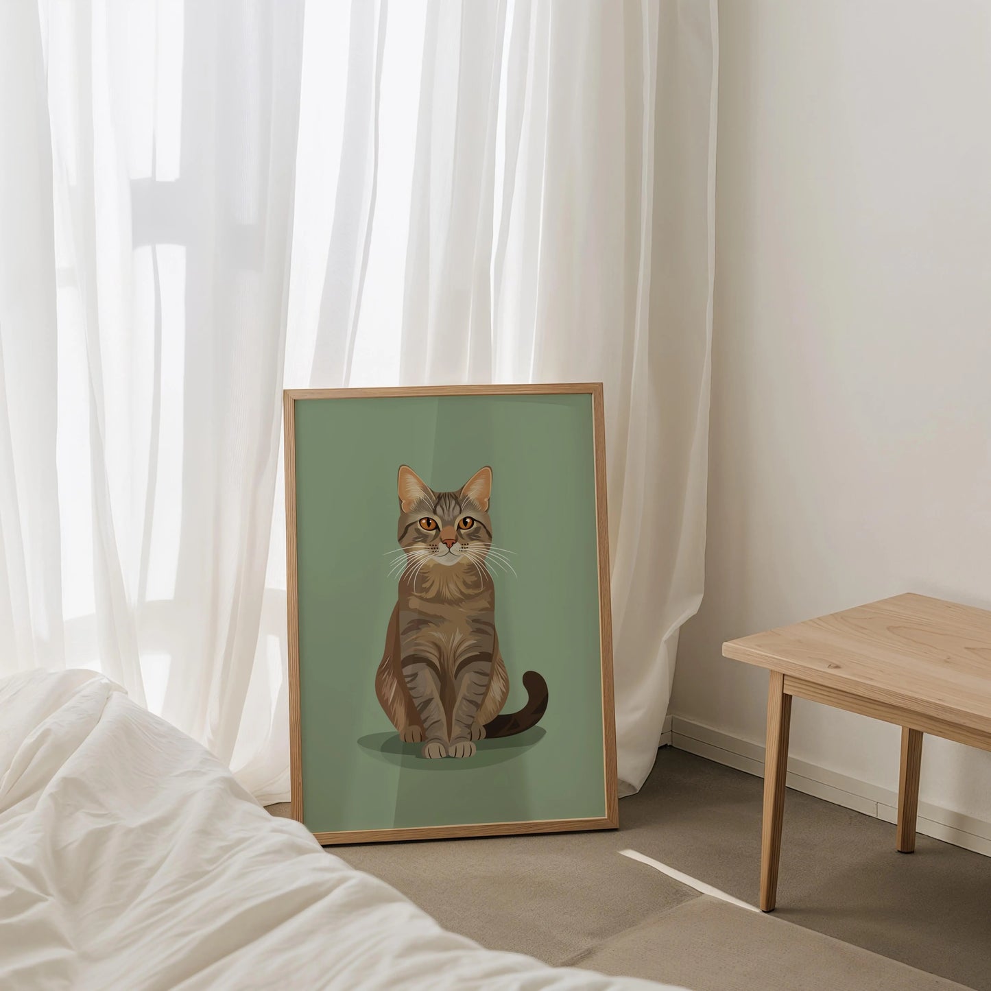 Tabby Cat Print - Nine Lives Tribe