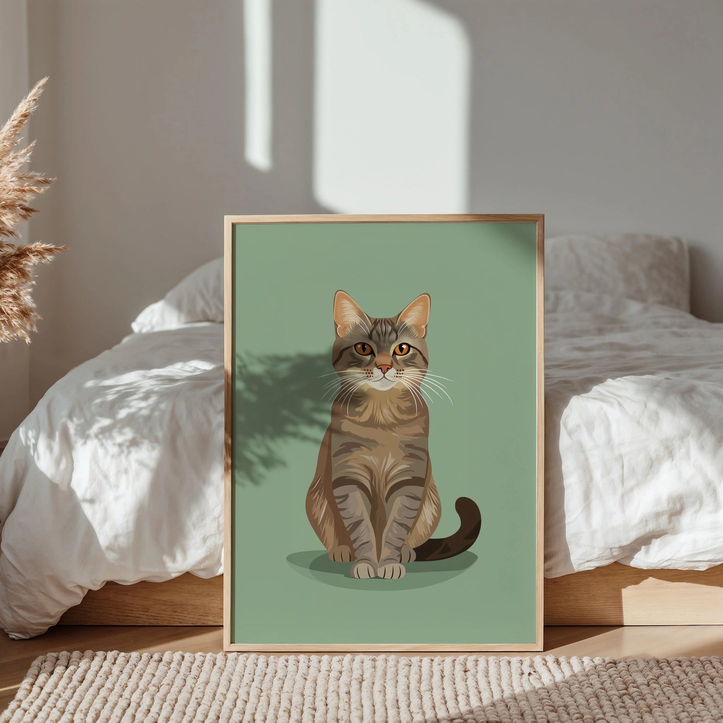 Tabby Cat Print - Nine Lives Tribe