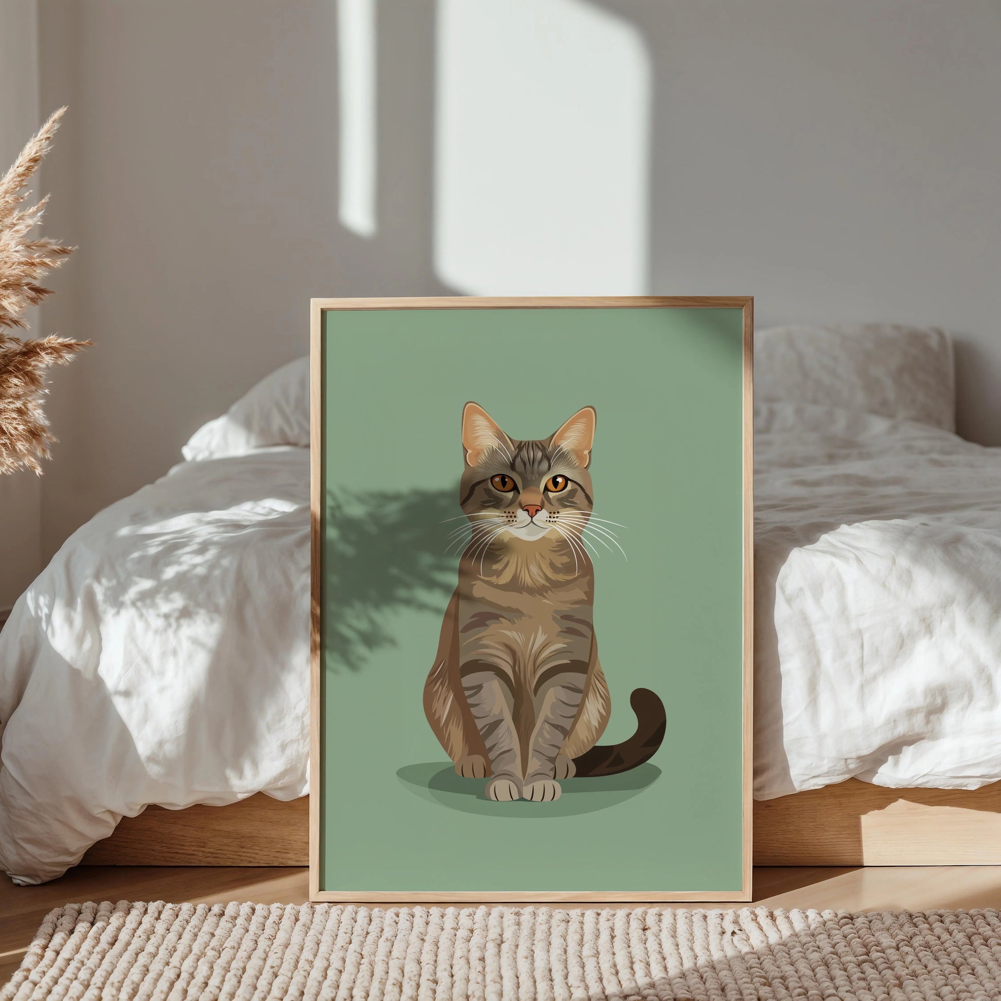 Tabby Cat Print - Nine Lives Tribe