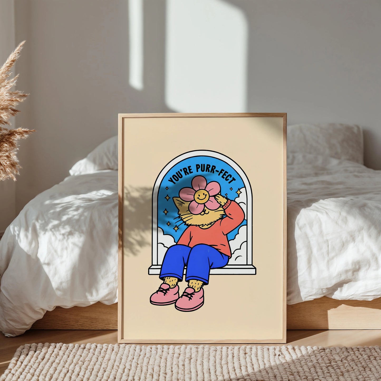 'You're Purr-fect' Print - Nine Lives Tribe