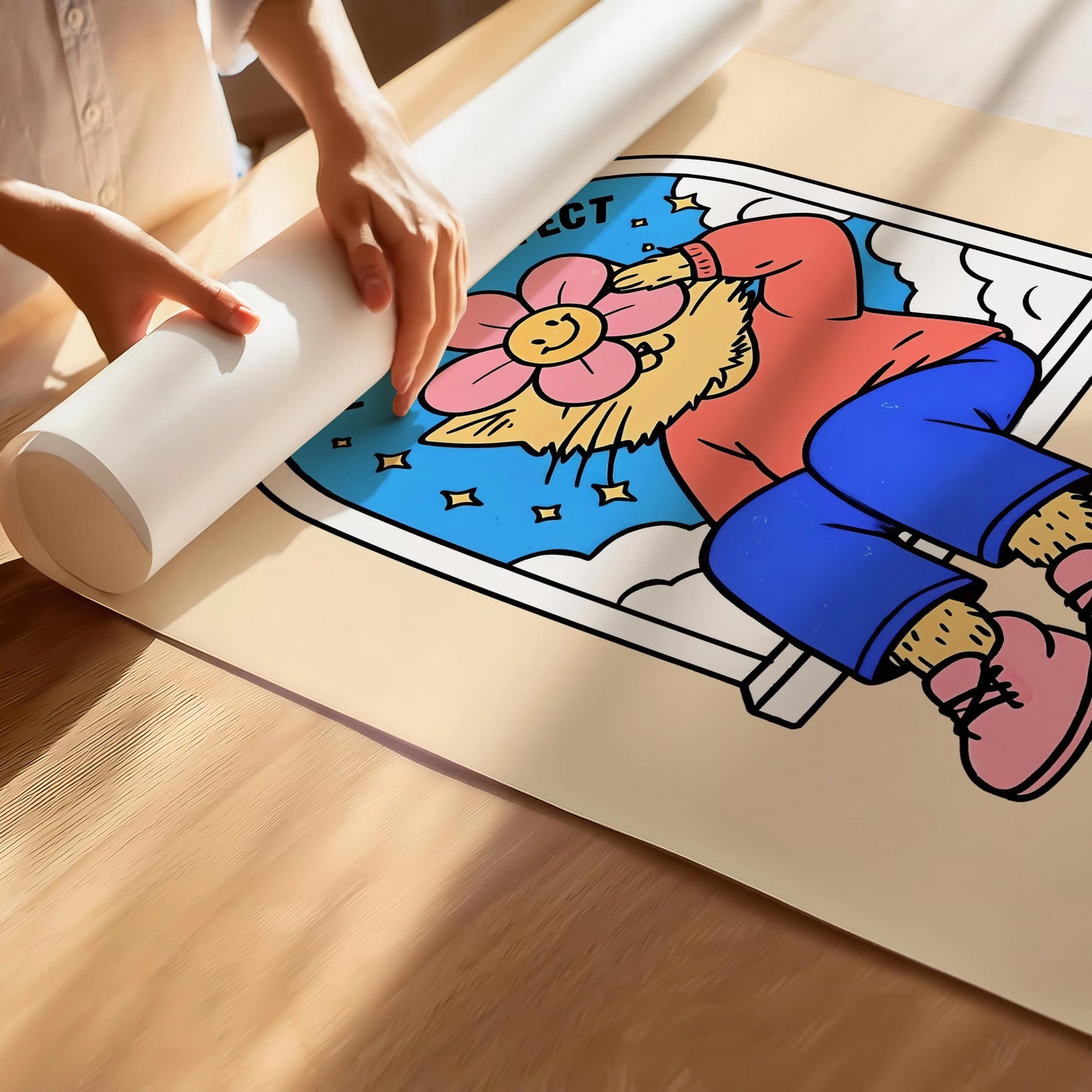 'You're Purr-fect' Print | Cat wall art by Nine Lives Tribe